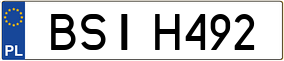Truck License Plate